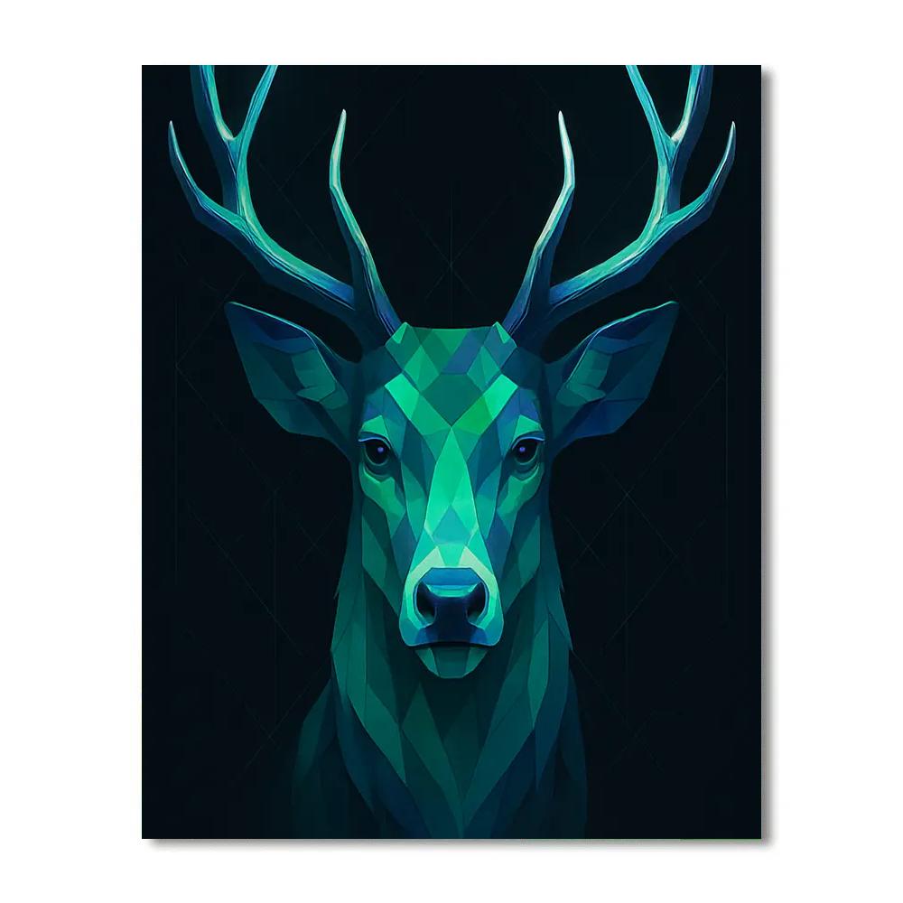 Aurora Antler Stag paint by numbers