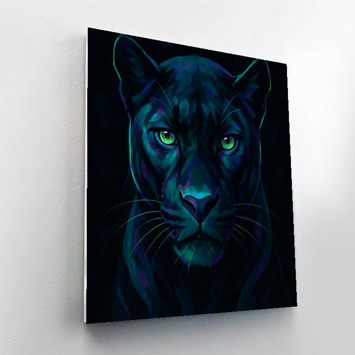 Obsidian Bloom Panther paint by color