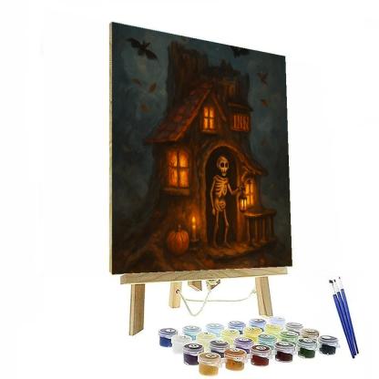 The Hearth Of The Tiny Haunted Inn Paint by numbers kits