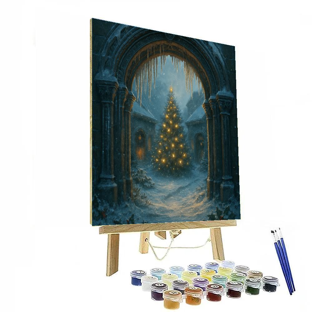 Icicle Archway To The Secret Courtyard DIY paint by numbers