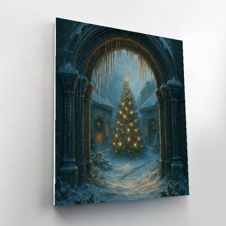 Icicle Archway To The Secret Courtyard DIY paint by numbers