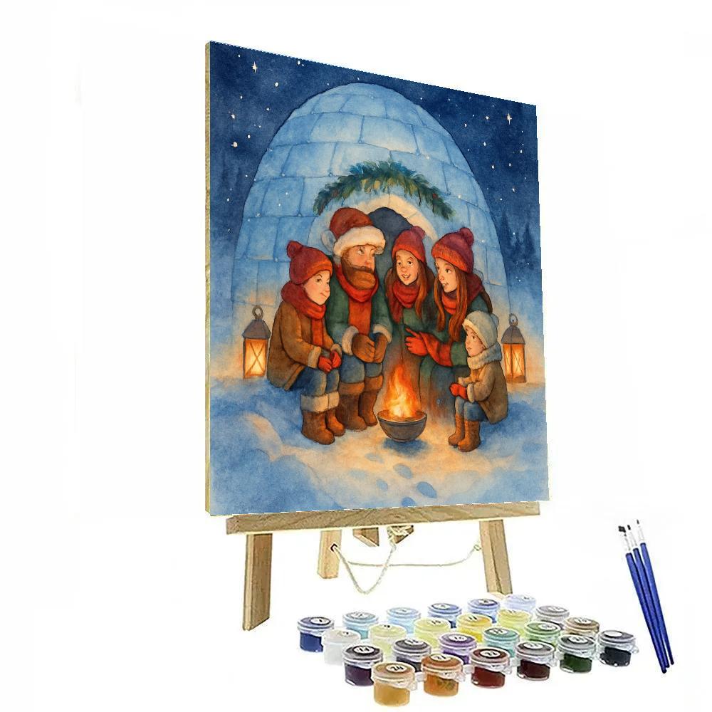 The Cozy Igloo Lantern Gathering paint by color