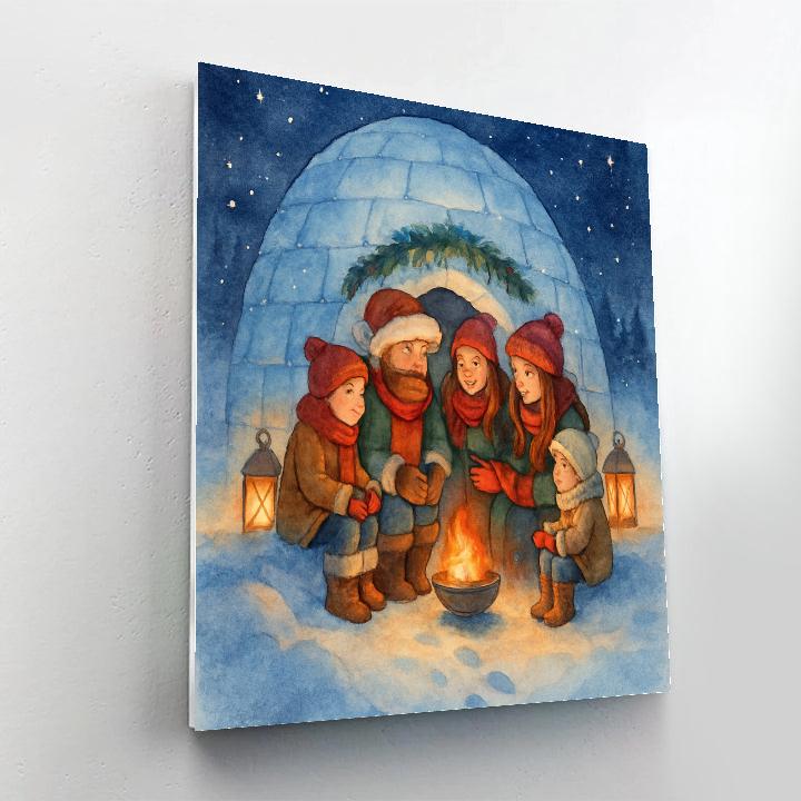 The Cozy Igloo Lantern Gathering paint by color