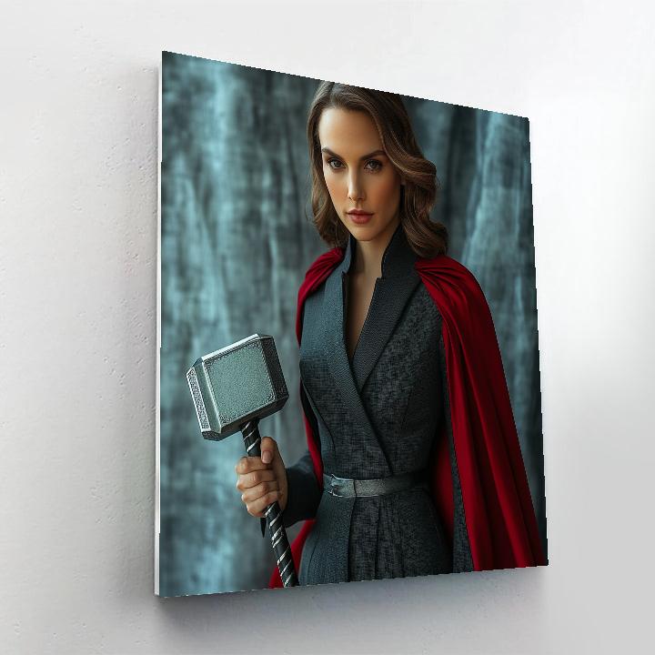 Natalie Portman Forging Thunder From Quiet Resolve Painting by numbers kit
