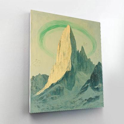 Michelangelo Inspired Aurora Strata Mountain Paint by numbers kits