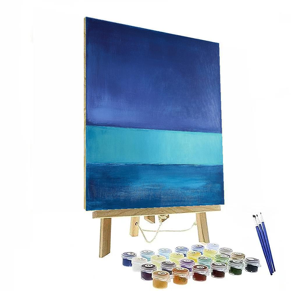 Mark Rothko Inspired Liminal Aurora Silence Paint by numbers art