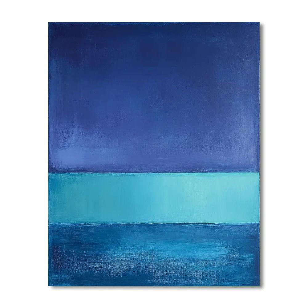 Mark Rothko Inspired Liminal Aurora Silence Paint by numbers art