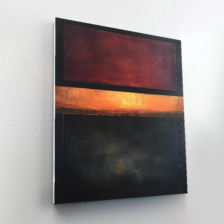 Mark Rothko Inspired Gravity Well Reverie Number painting