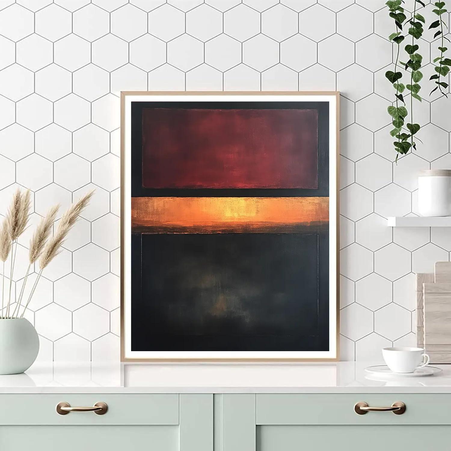 Mark Rothko Inspired Gravity Well Reverie Number painting