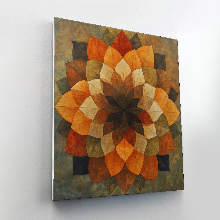 Nandalal Bose Inspired Cosmic Rangoli Nebula Pattern painting number kit