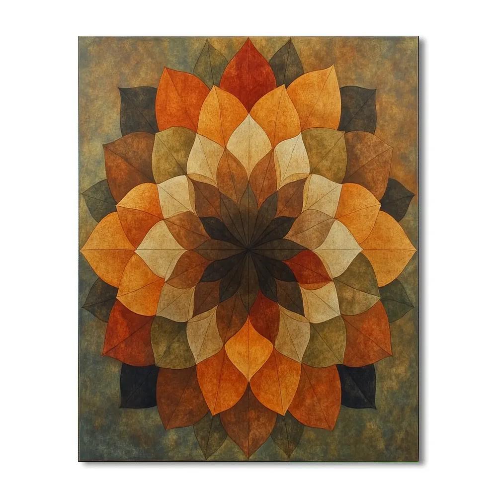 Nandalal Bose Inspired Cosmic Rangoli Nebula Pattern painting number kit