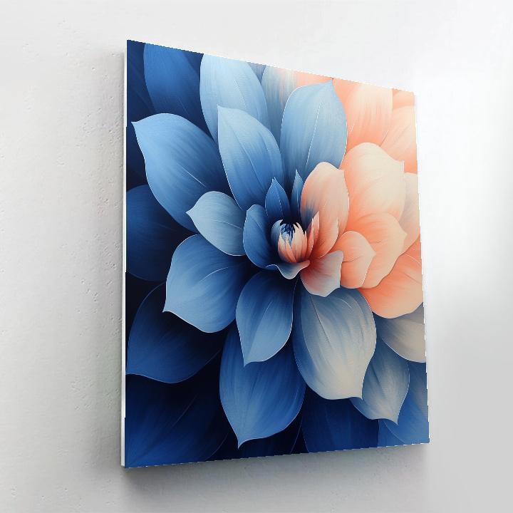 Georgia O’Keeffe Inspired Eclipse Bloom Over Desert Sky painting number kit