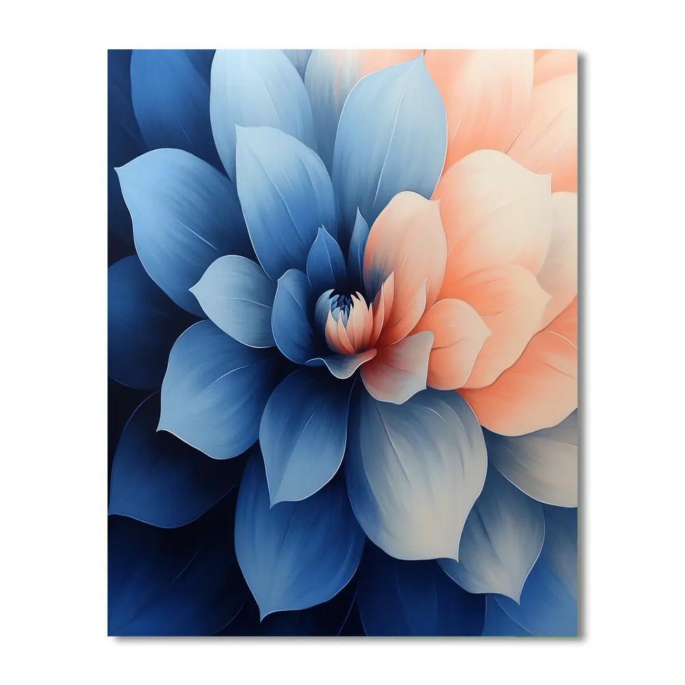 Georgia O’Keeffe Inspired Eclipse Bloom Over Desert Sky painting number kit