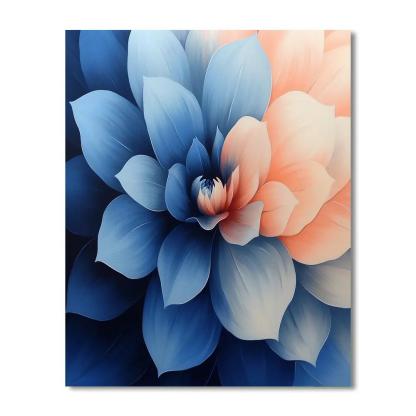 Georgia O’Keeffe Inspired Eclipse Bloom Over Desert Sky painting number kit