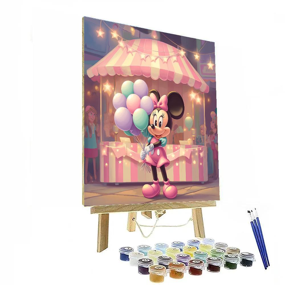 Minnie Mouse Candy Color Carnival paint by color