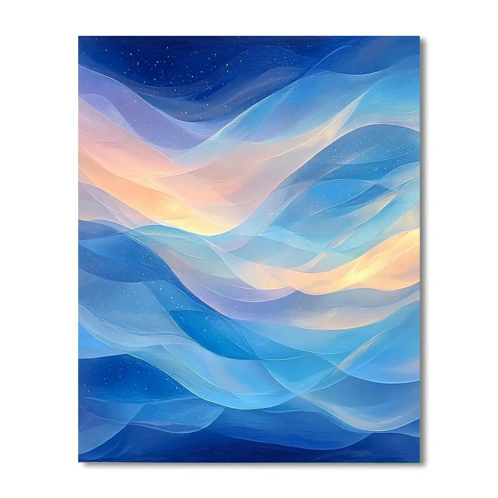 Edgar Degas Inspired Whispering Aurora Ribbons Painting by numbers kit