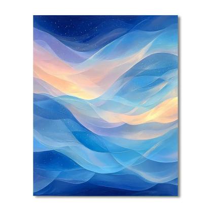 Edgar Degas Inspired Whispering Aurora Ribbons Painting by numbers kit