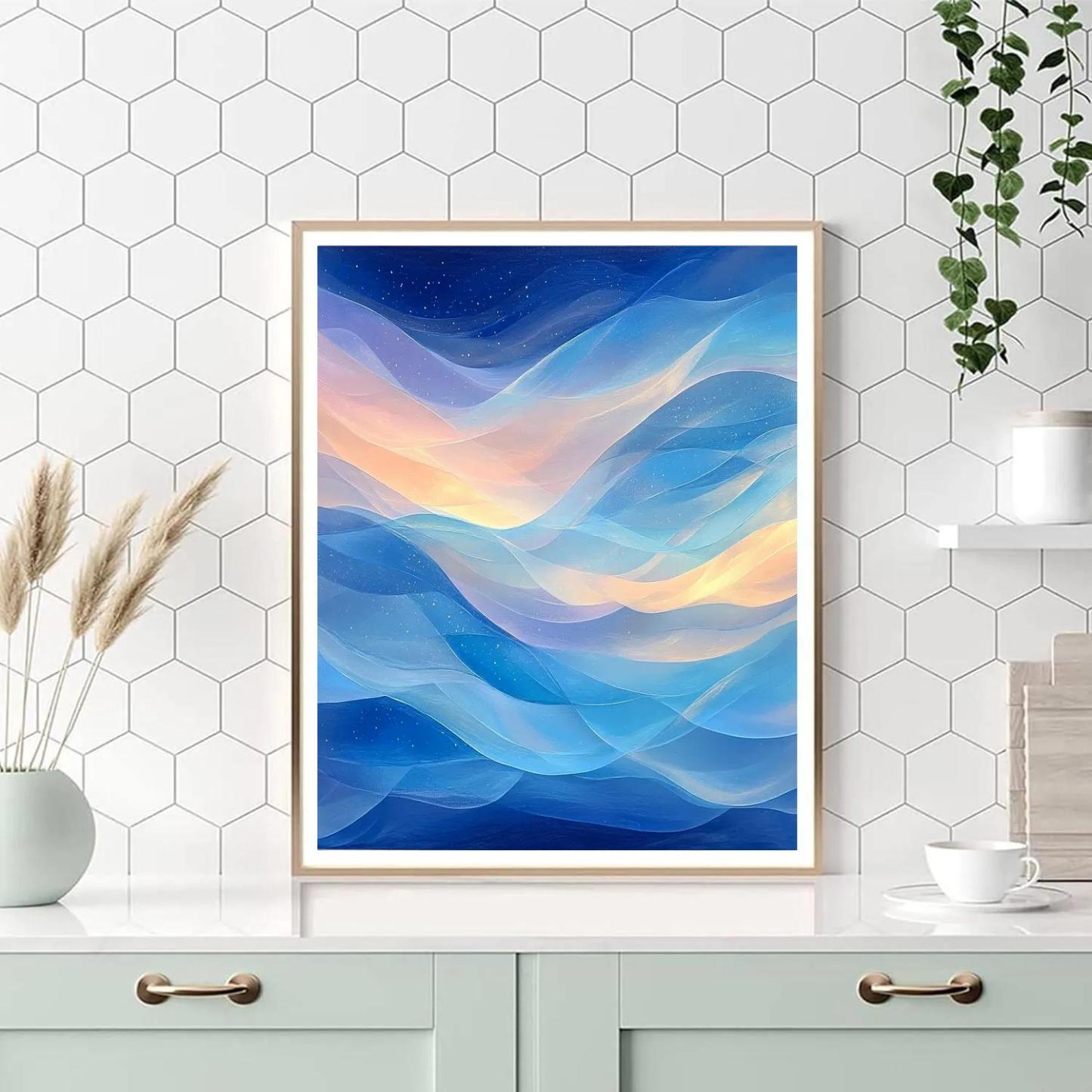 Edgar Degas Inspired Whispering Aurora Ribbons Painting by numbers kit