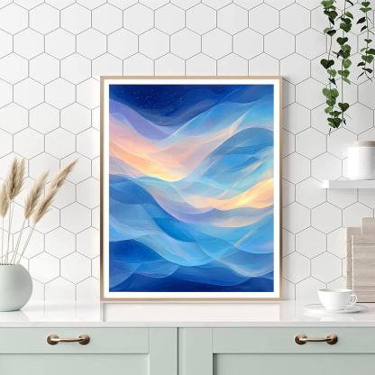 Edgar Degas Inspired Whispering Aurora Ribbons Painting by numbers kit