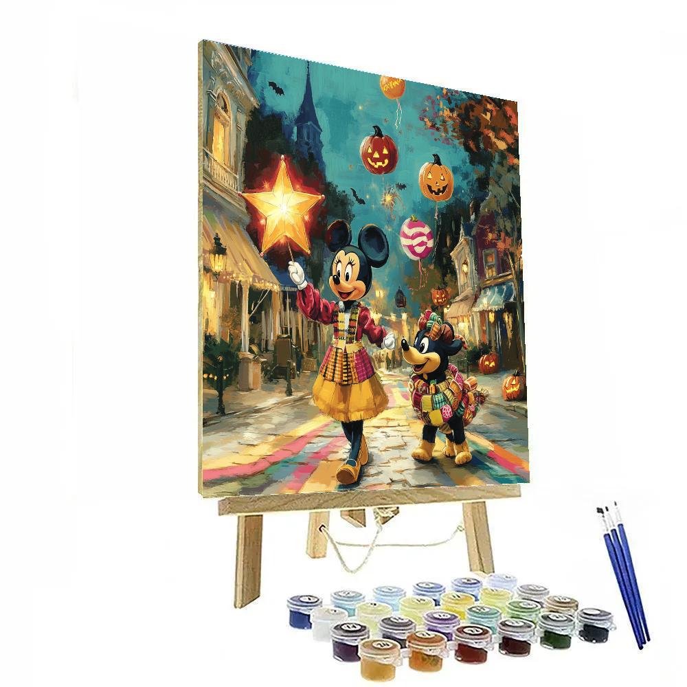 Trick Or Treat Parade Of Enchanted Lantern Kites paint by numbers