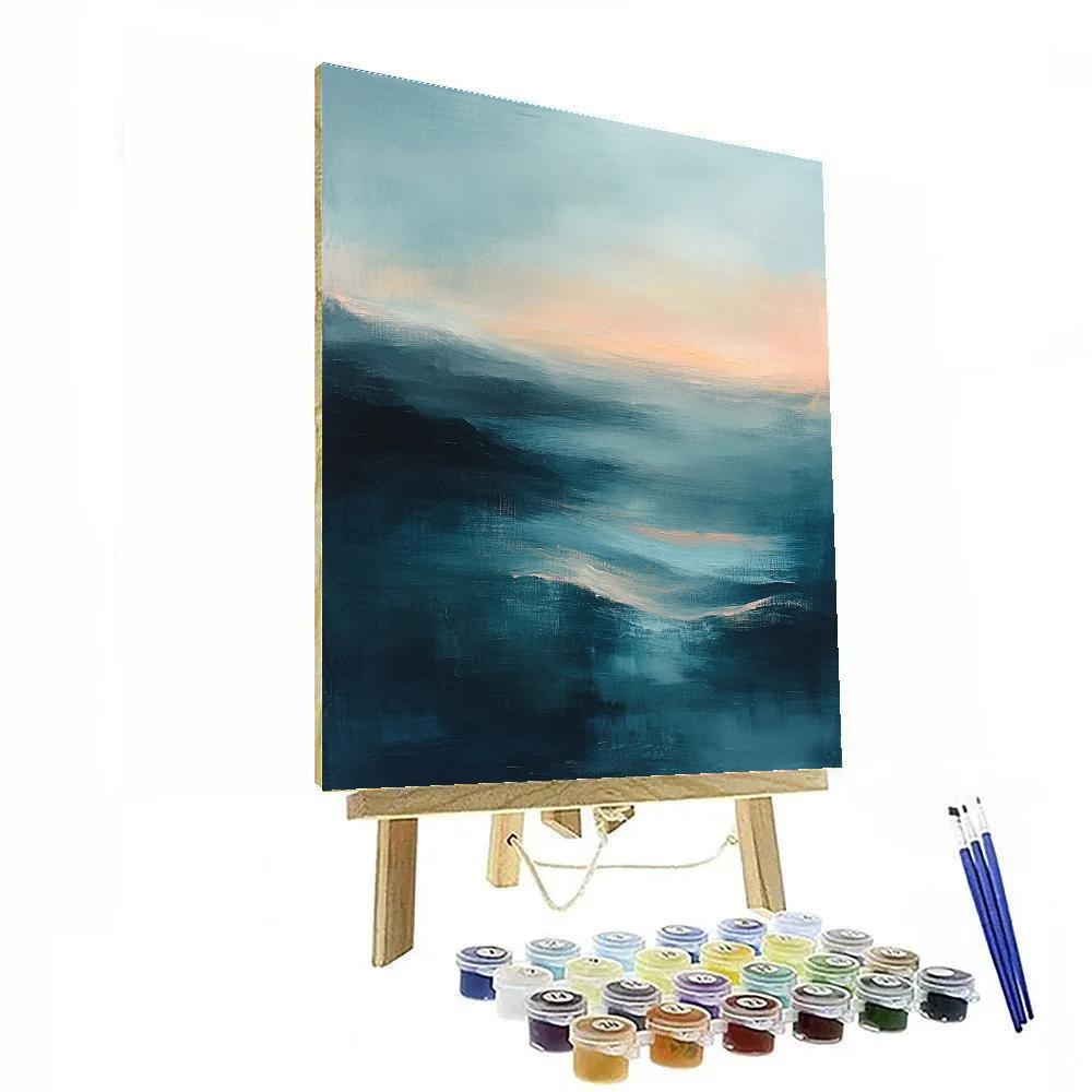 Edgar Degas Inspired Tidal Mist Harmonics paint by number