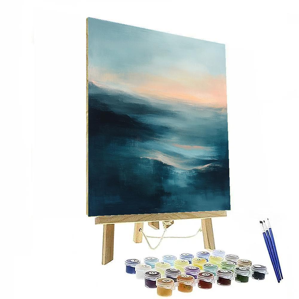 Edgar Degas Inspired Tidal Mist Harmonics paint by number