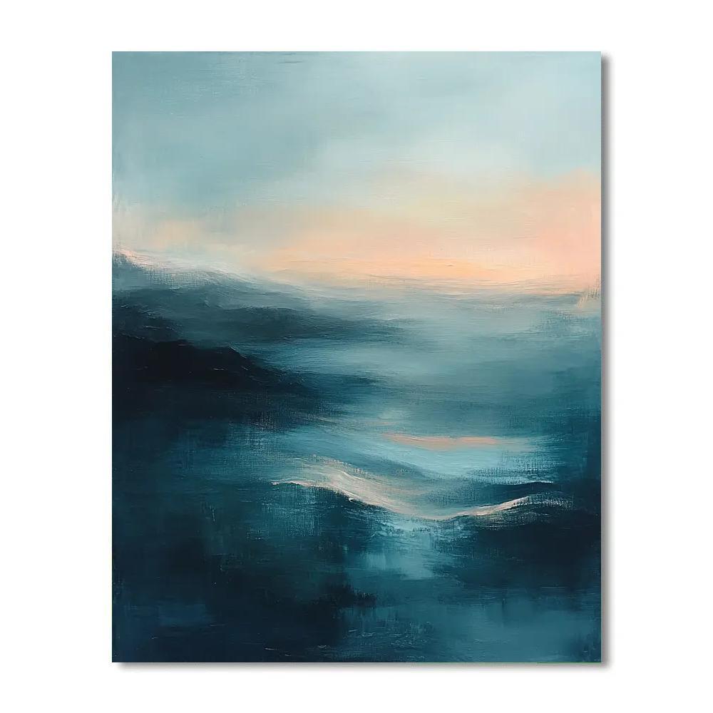 Edgar Degas Inspired Tidal Mist Harmonics paint by number