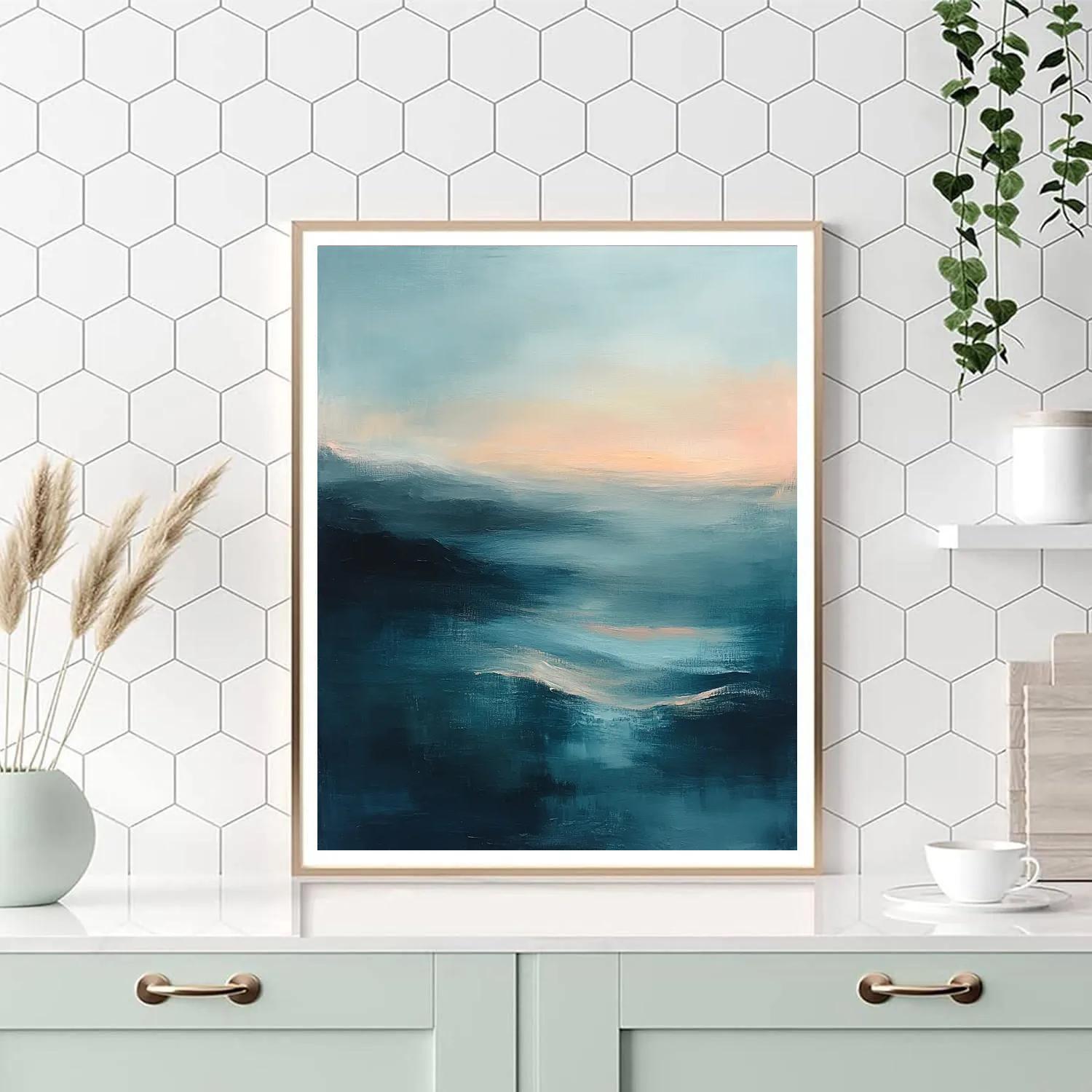 Edgar Degas Inspired Tidal Mist Harmonics paint by number