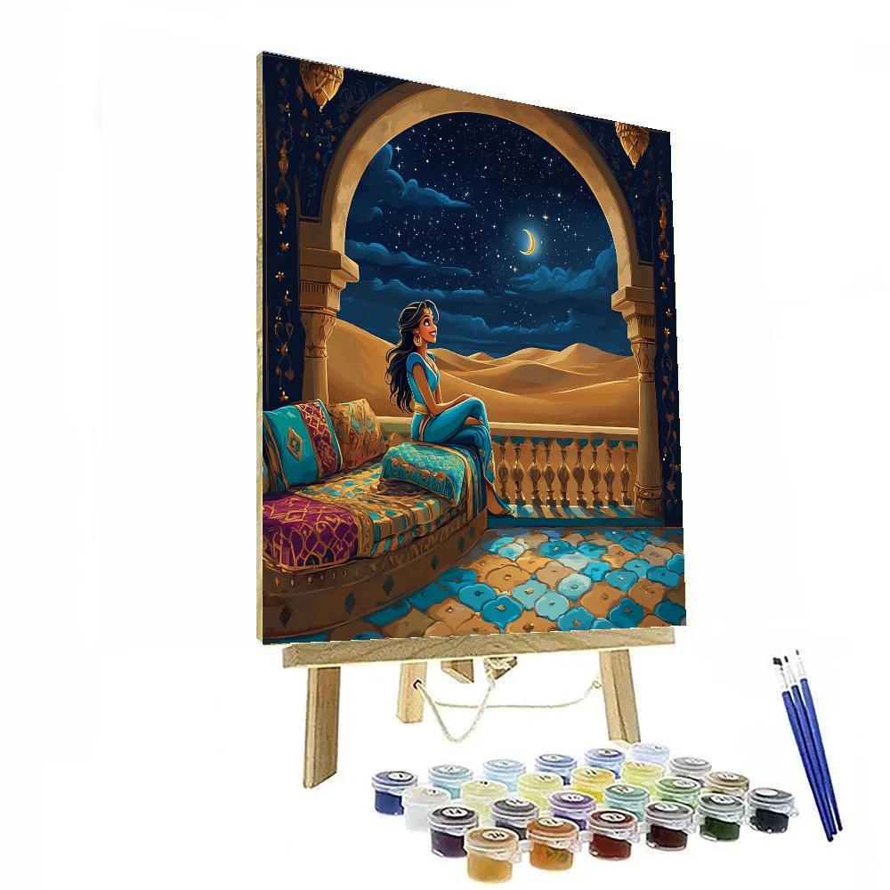 Jasmine Desert Stargazer Balcony DIY paint by numbers