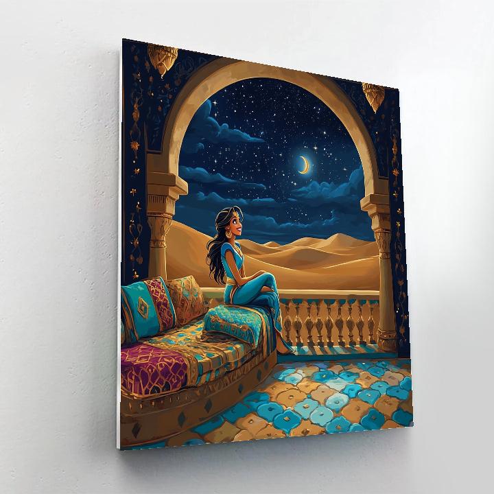 Jasmine Desert Stargazer Balcony DIY paint by numbers