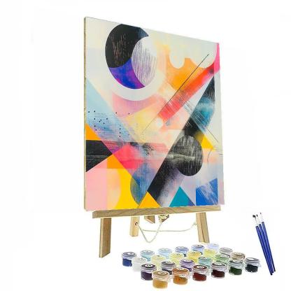 Wassily Kandinsky Inspired Festival Of Circles And Lines paint by color