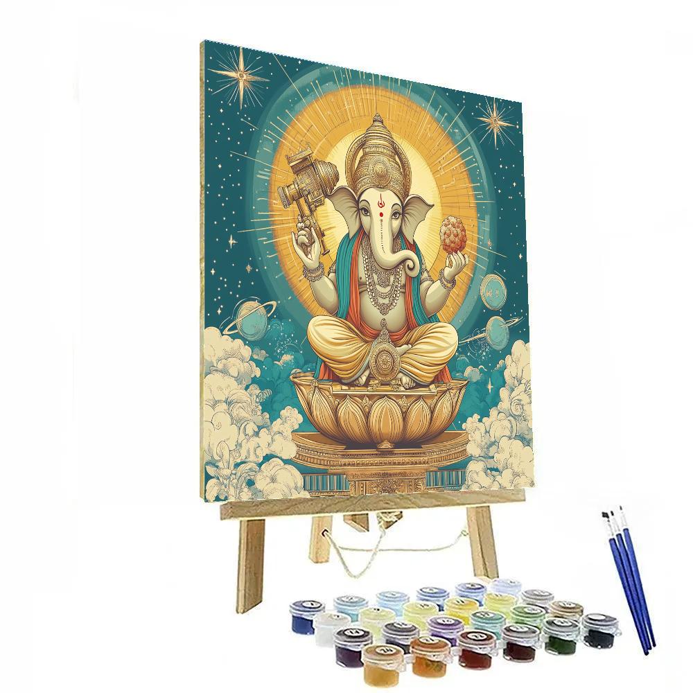 Solar Observatory Ganesha Numbered painting kits