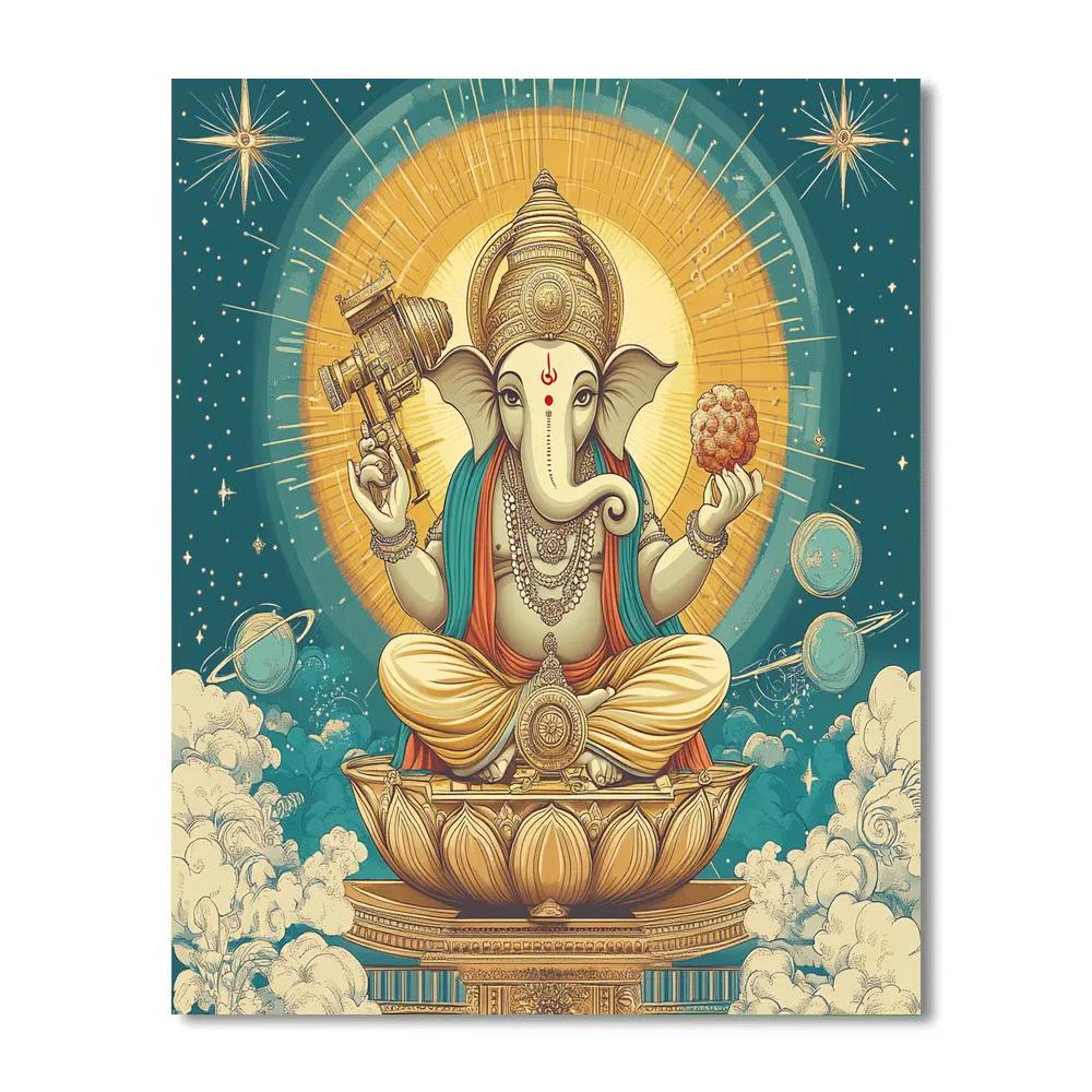 Solar Observatory Ganesha Numbered painting kits