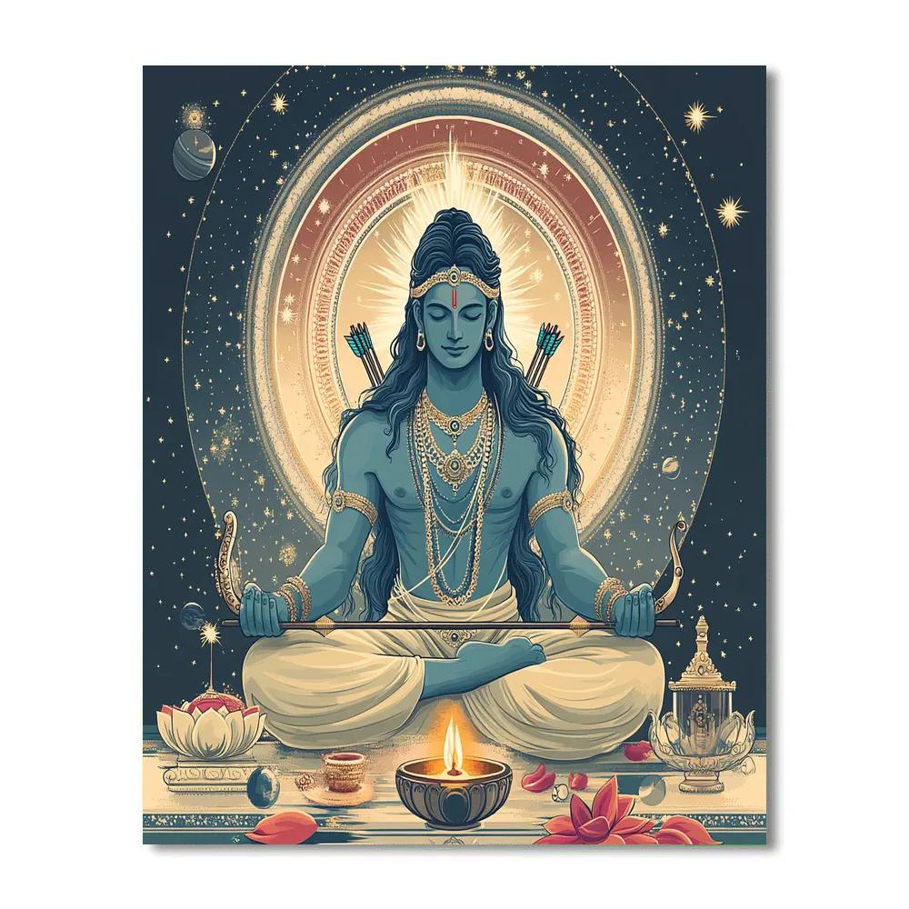 Starlit Arrow Rite With Rama paint by color