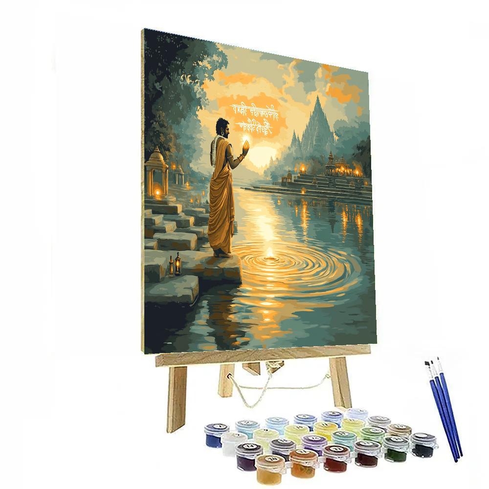 River Archive With Brahma Reflections Paint by numbers kits