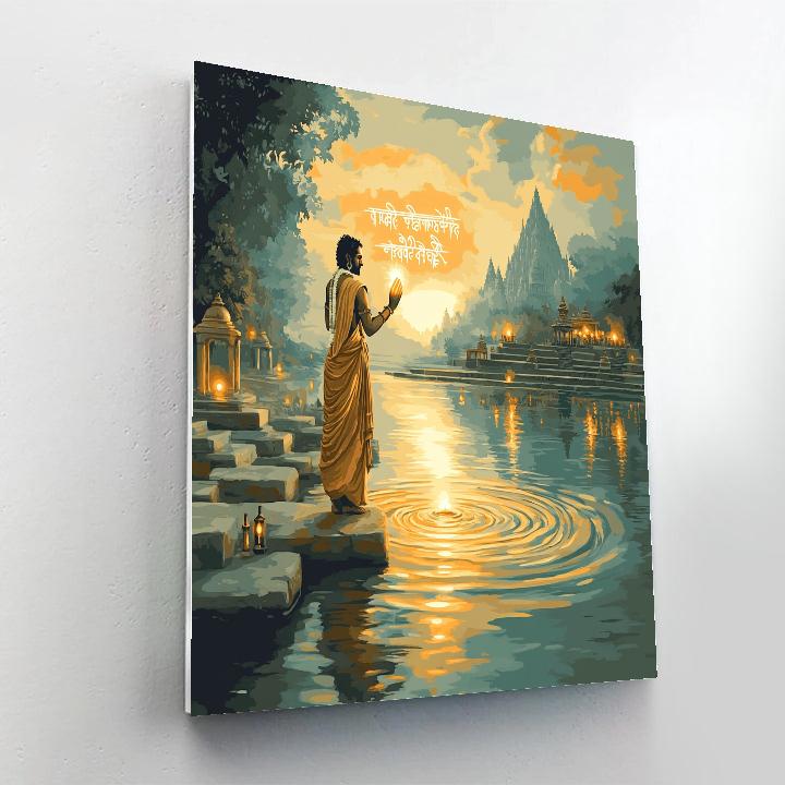River Archive With Brahma Reflections Paint by numbers kits