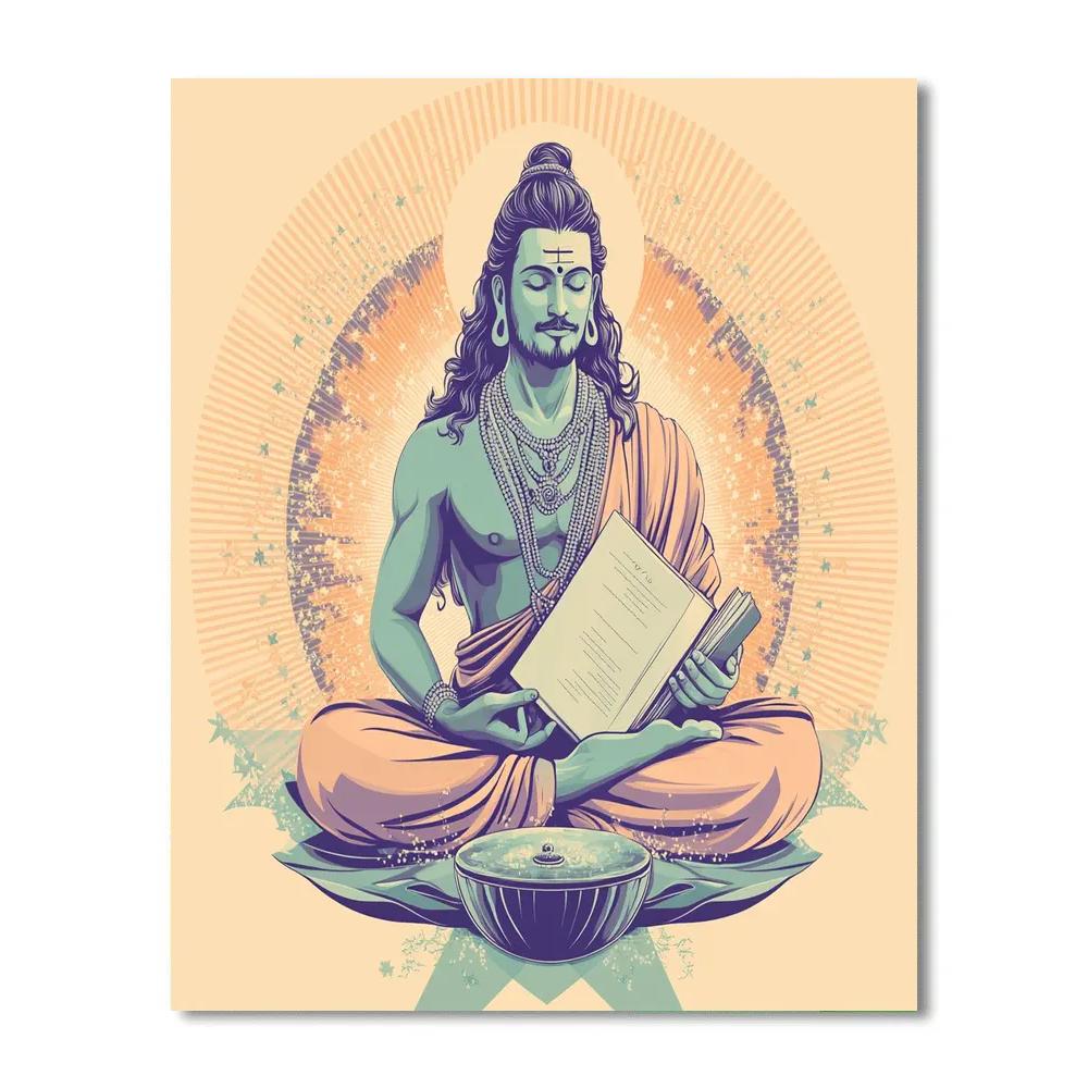 Brahma Mandala Of Dawn Winds DIY paint by numbers