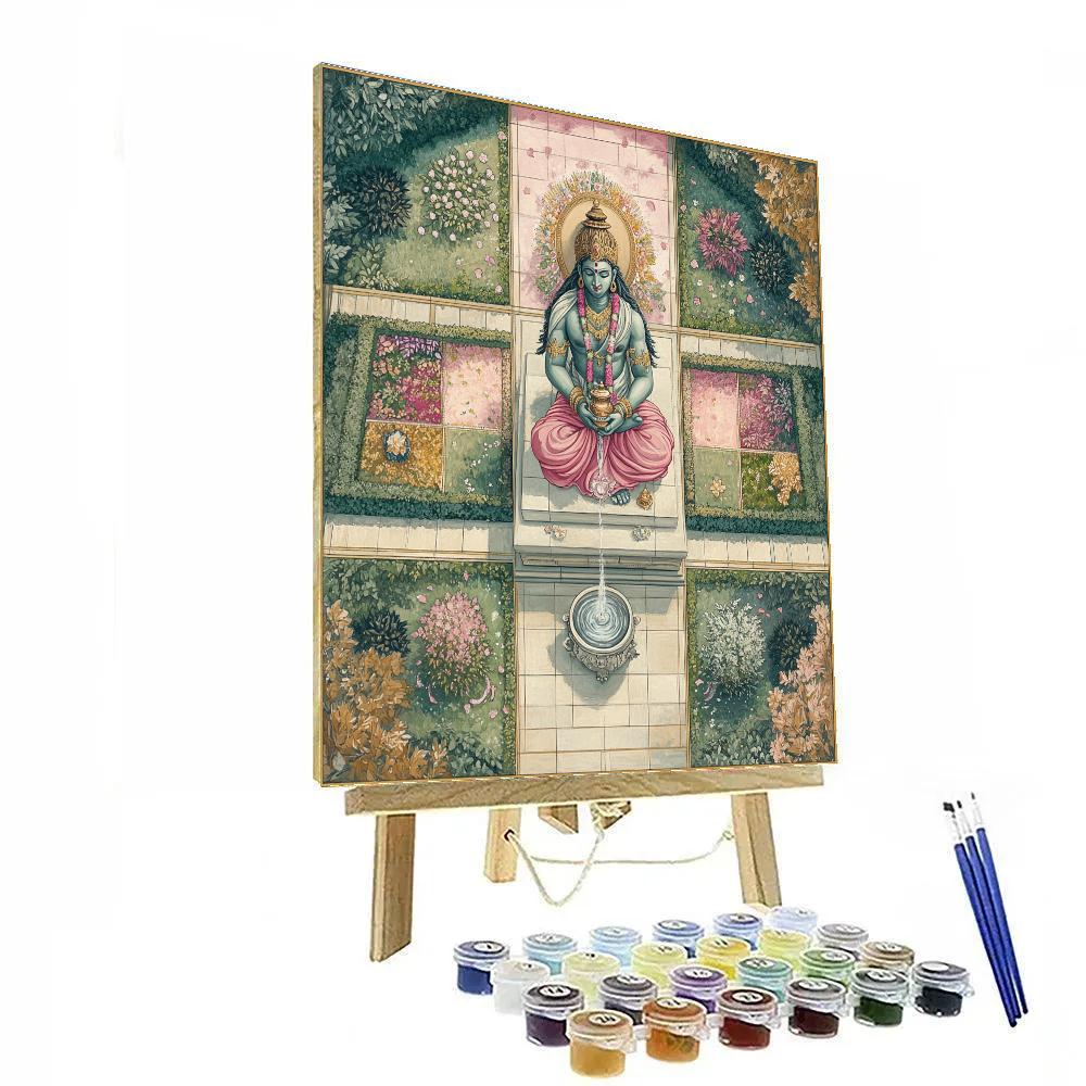 Brahma Garden Of Four Seasons painting number kit