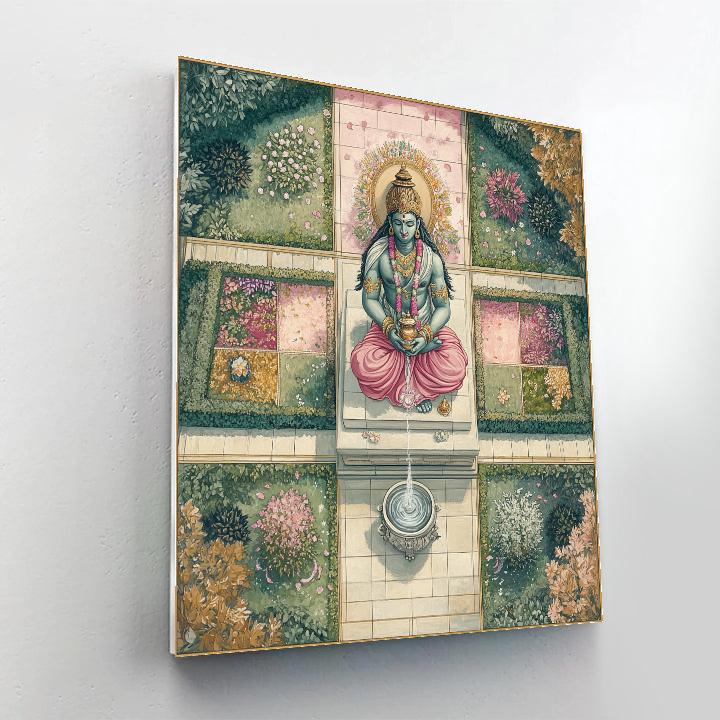 Brahma Garden Of Four Seasons painting number kit