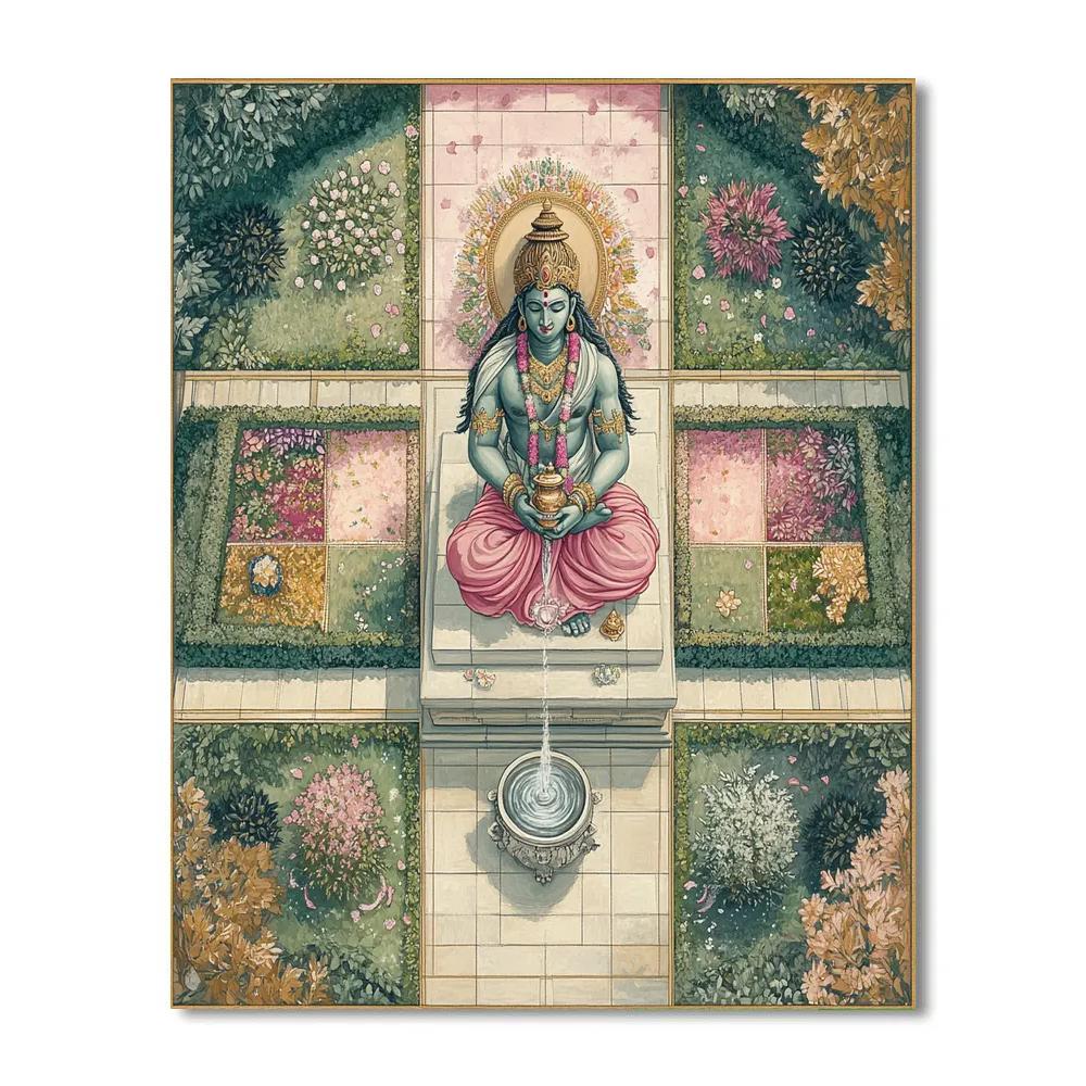 Brahma Garden Of Four Seasons painting number kit