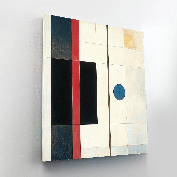 Kazimir Malevich Inspired Event Horizon Geometry Paint by numbers kits
