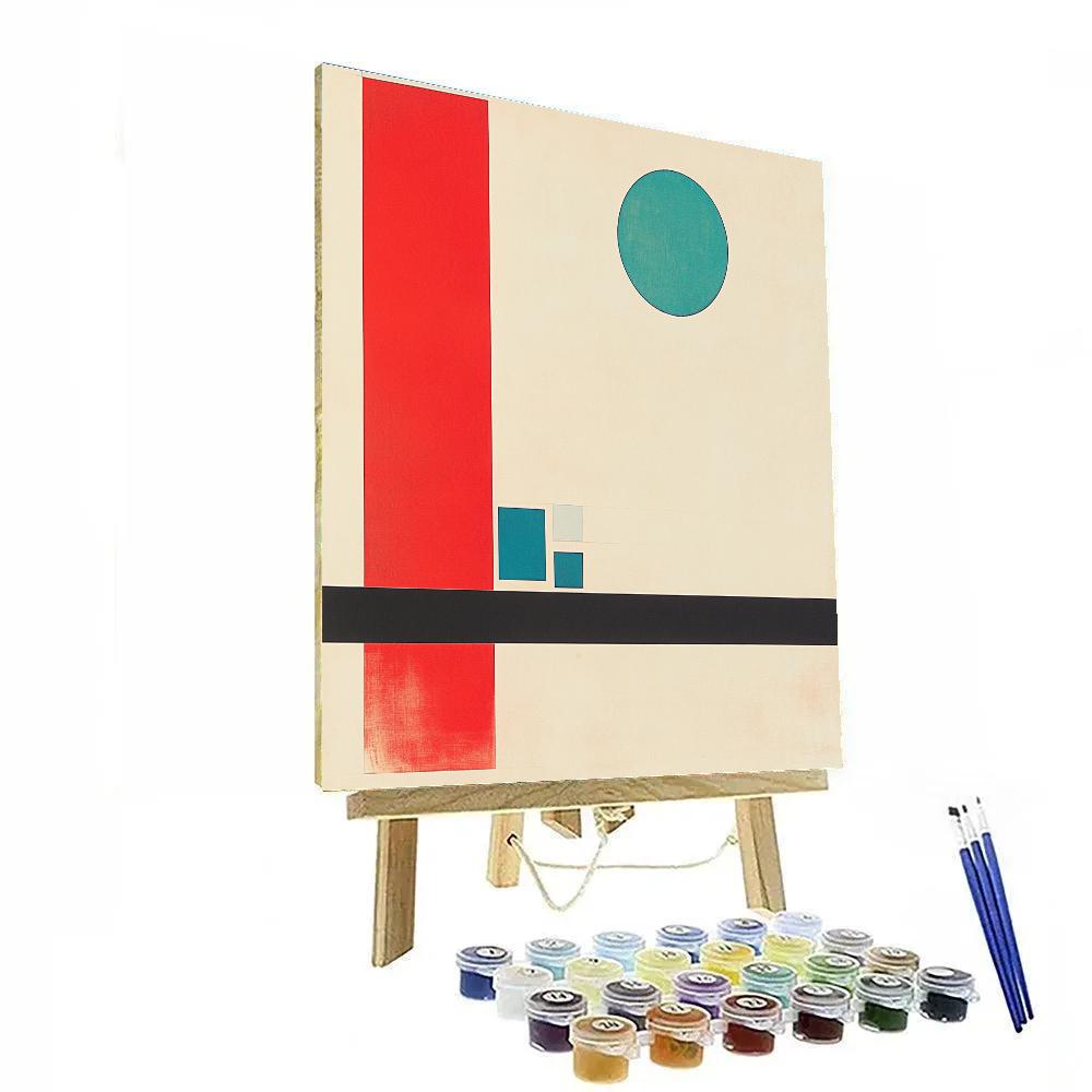 Kazimir Malevich Inspired Pulsar Signal Suprematism paint by color