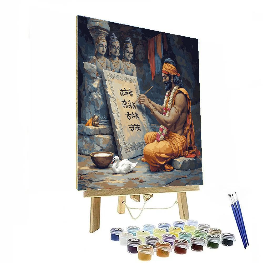 Brahma Stone Tablet Of First Letters Number painting