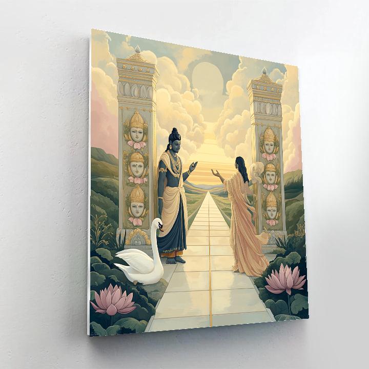 Brahma Horizon Gate Of Knowledge paint by numbers