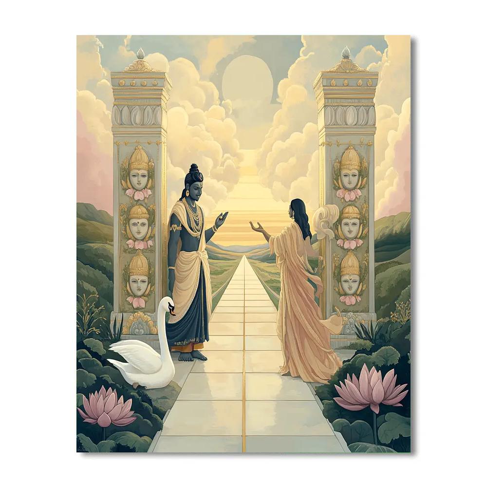 Brahma Horizon Gate Of Knowledge paint by numbers