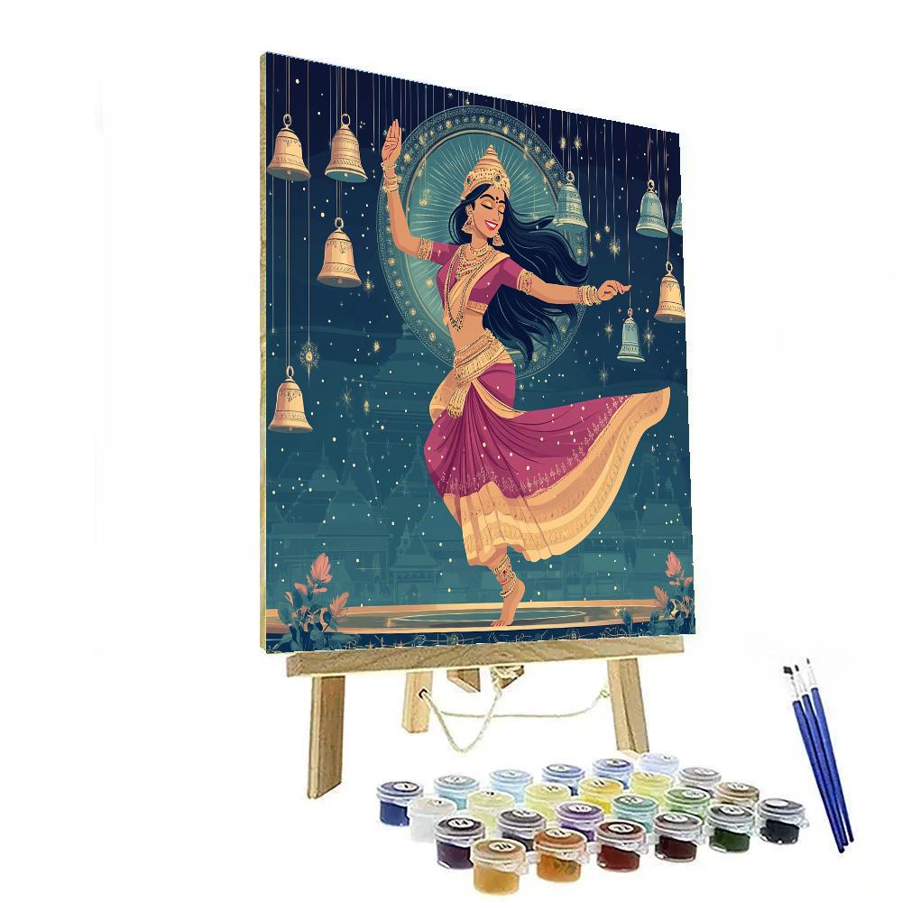 Parvati Dancing In Circle Of Sacred Bells DIY paint by numbers