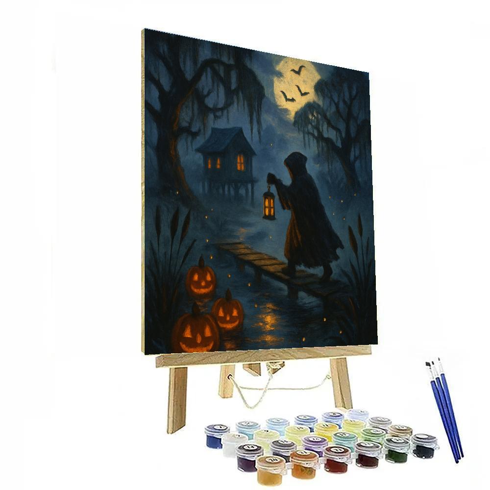 The Lantern Marsh Of Hollow Willows Paint by numbers kits