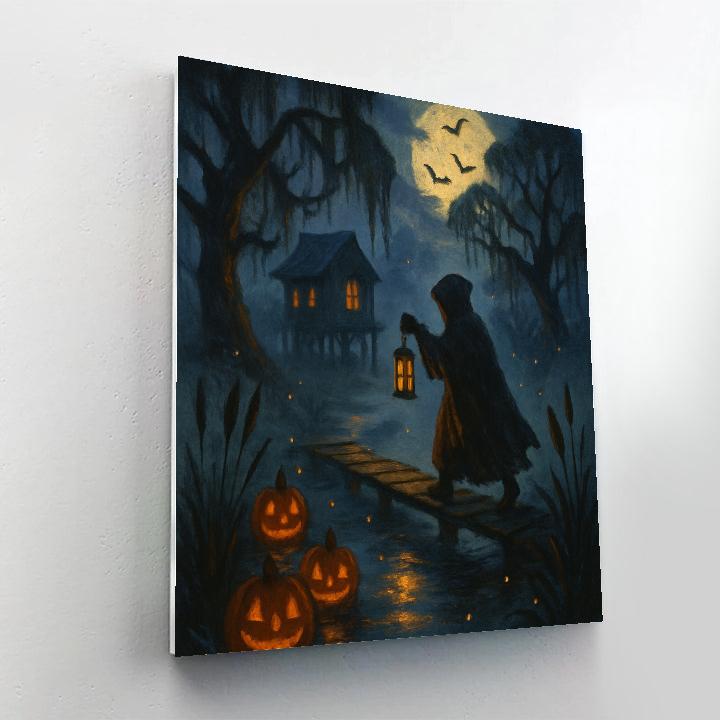 The Lantern Marsh Of Hollow Willows Paint by numbers kits