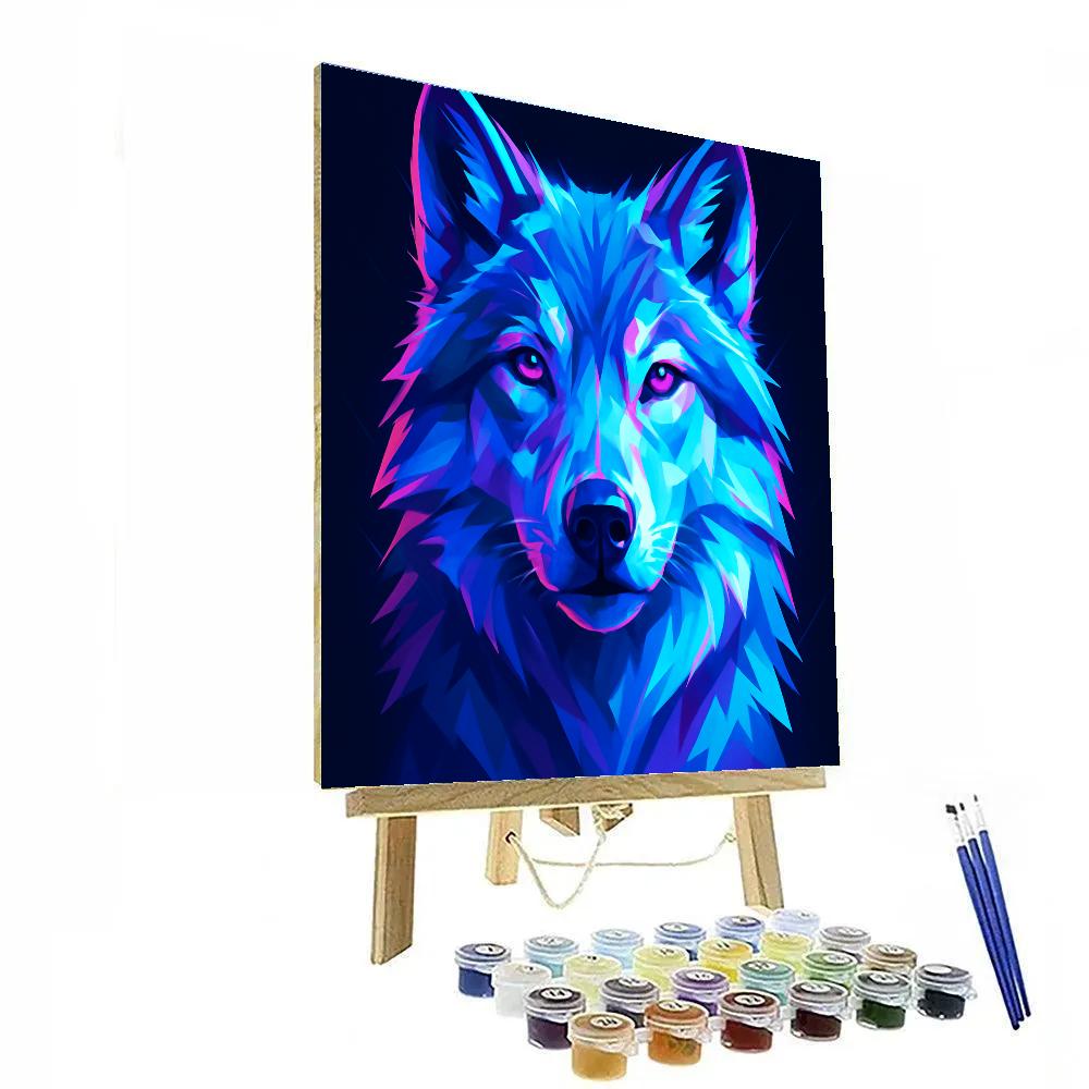 Prismatic Ice Wolf Sentinel painting number kit