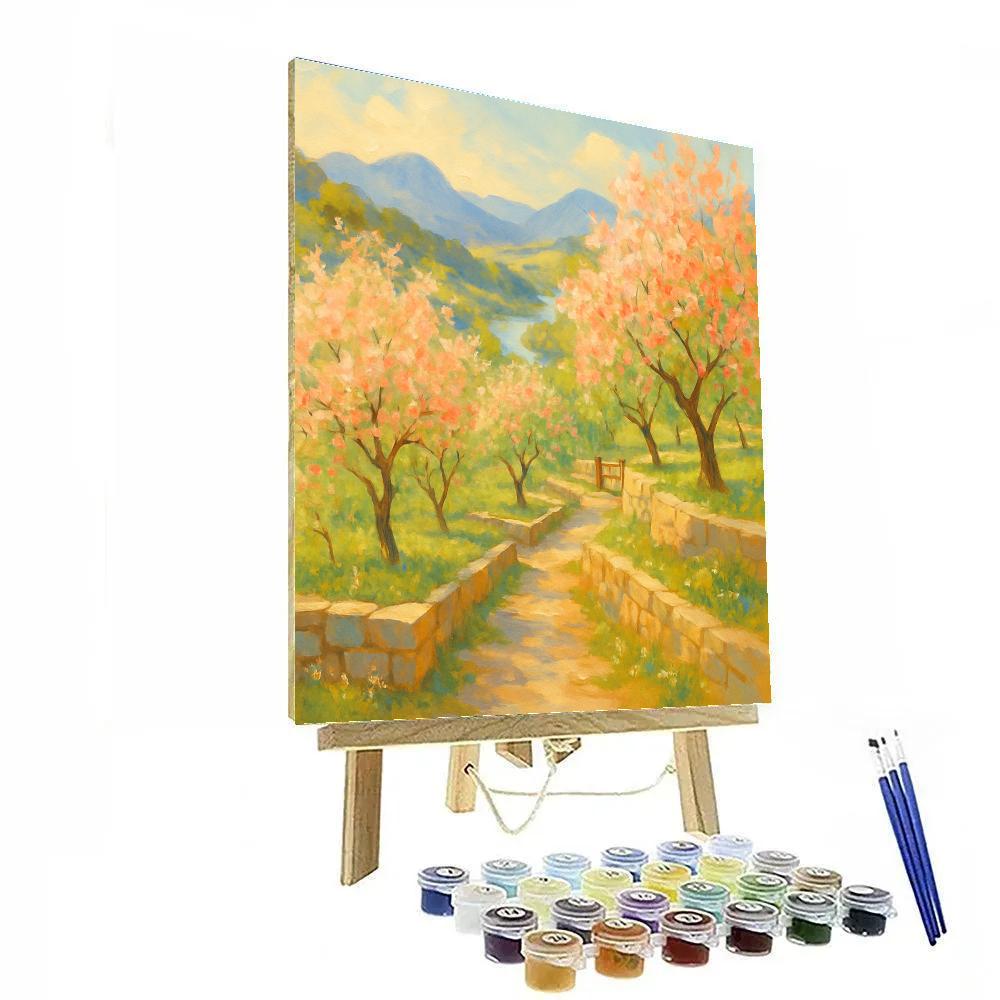 Sunlit Terraces Of The Highland Orchard Paint by numbers kits
